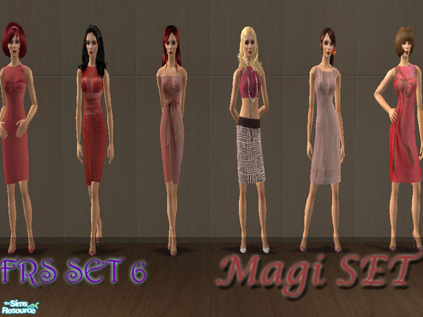Sims 2 — FRS SET 6-Magi Set by Fresco — FRS DESIGN 6 COLOURS HOPE YOU LİKE IT =)