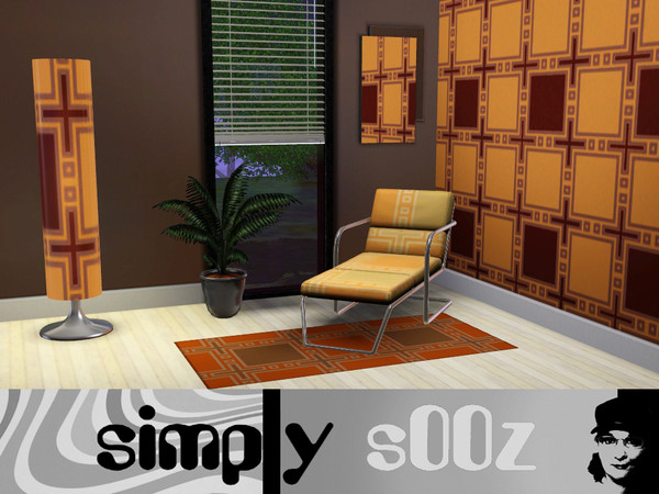 Sims 3 — Simply Maya by s00z — A hot, box design with hints of ancient civilisations and Central America.