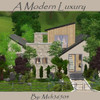Sims 3 — A modern Luxury by mch36504 — A modern Luxury is a small, but stylish home with 1-2 bedrooms and 1 bathroom.