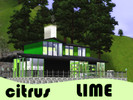 Sims 3 — Citrus Lime by Jordi — Tangy! Sour! Extremely bright colours! Citrus Lime is a one bedroom, one bathroom modern