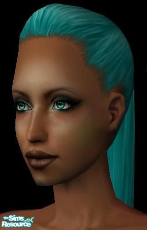 Sims 2 — Rainbow Splash Blush - Green by Smossie — Beautiful blush in the color green.