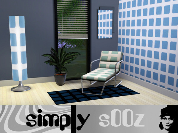 Sims 3 — Simply Baker by s00z — A modern net style print.