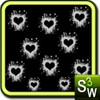 Sims 3 — Gothic-themed Hearts by Sims2Decorator — A Gothic-themed pattern, which isn't depressing or anything.. just the