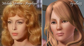 Sims 3 — Angelique Mercier by Semitone — This Angelique - the copy of Michele Mercier from the famous film. Actually, the