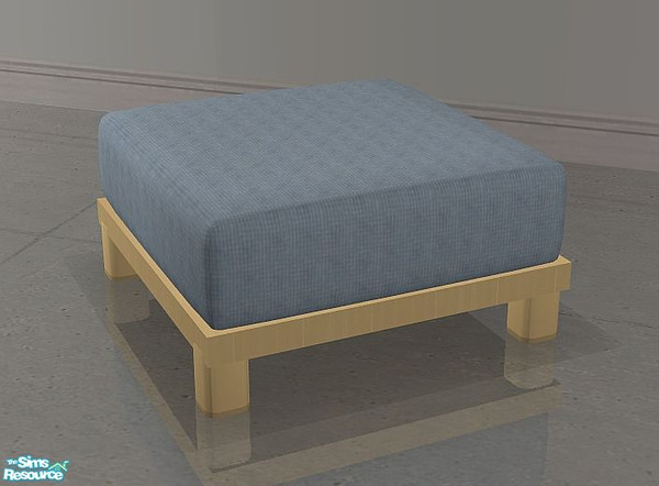 Sims 2 — Reading Nook Recolor Ottoman by SaeraMaples — Comfortable and appealing, a nice place to relax.