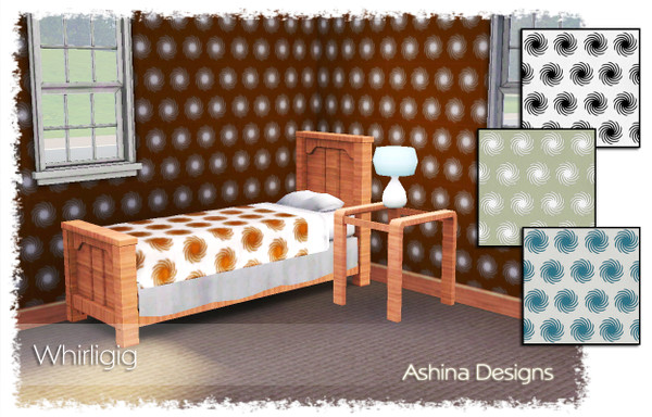 Sims 3 — Whirligig by ashina — Includes 2 recolorable pallettes!
