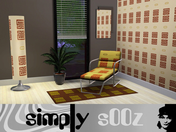 Sims 3 — Simply Aztec by s00z — An interesting, angular design, inspired by ancient civilisation.