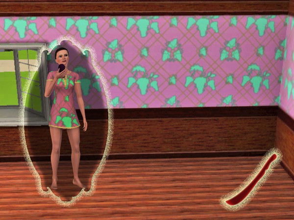 Sims 3 — Grapevine by xxmyxxmachetexx — A few bunches of grapes with a lattice-like background