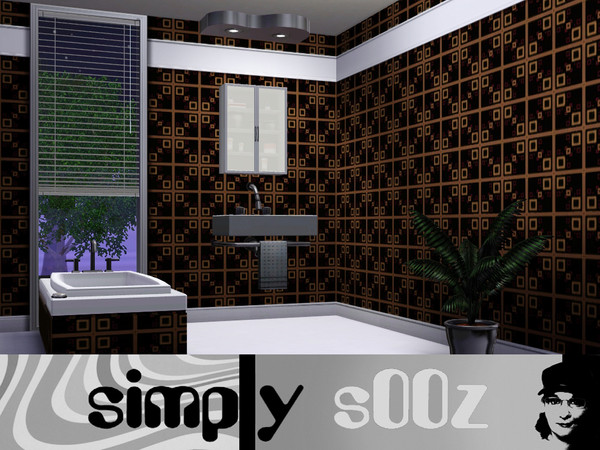 Sims 3 — Simply Squared Tiles by s00z — A modern square pattern tile.