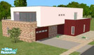 Sims 2 — Modernity - Clean Minimalist Family Home by Delancey — Modern, minimalist. Calm decor. No custom content.