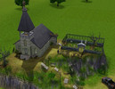Sims 3 — Saint Haggard Church by ncrabs — They say a caretaker still resides there. It lives alone, and sleeps in the