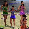 Sims 3 — TennisSkirt for adults v.2 by writtenSong — Some members wanted my TennisSkirt to have brighter colours - here