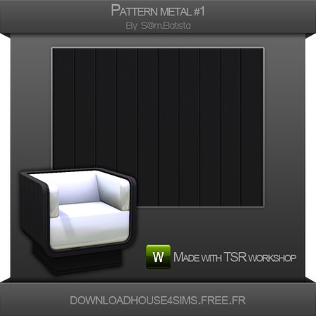 Sims 3 — Pattern metal #1 by DH4S — Pattern metal #1