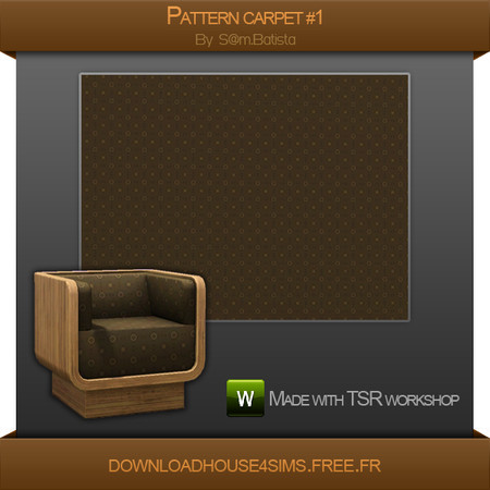 Sims 3 — Pattern carpet #1 by DH4S — Pattern carpet #1