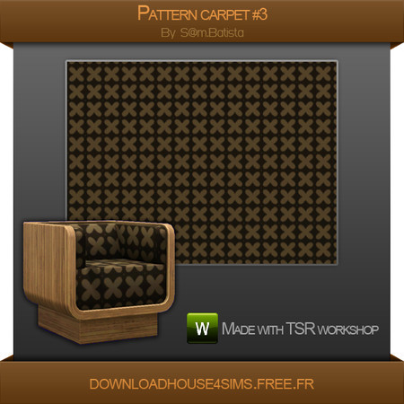 Sims 3 — Pattern carpet #3 by DH4S — Pattern carpet #3
