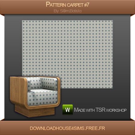 Sims 3 — Pattern carpet #7 by DH4S — Pattern carpet #7