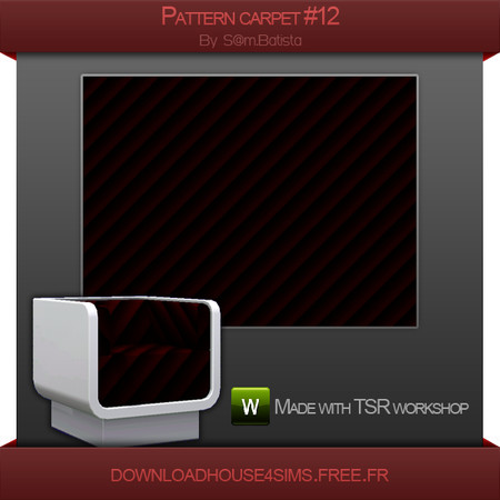 Sims 3 — Pattern carpet #12 by DH4S — Pattern carpet #12