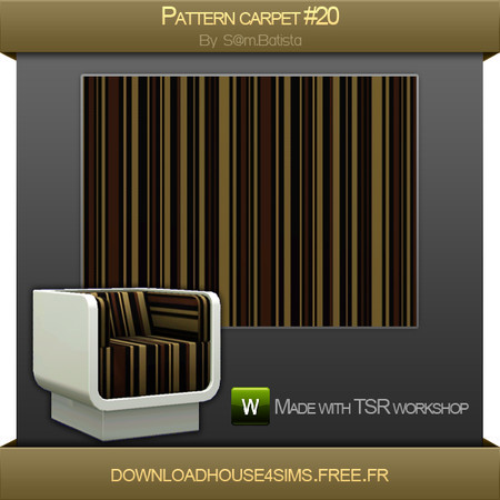 Sims 3 — Pattern carpet #20 by DH4S — Pattern carpet #20