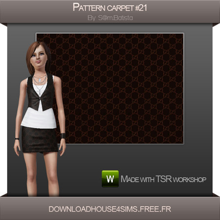 Sims 3 — Pattern carpet #21 by DH4S — Pattern carpet #21