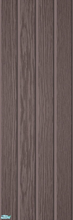 Sims 2 — Studio K Vertical Wide Wood 01 - Plum Brown by StudioKhagerks — 