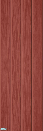 Sims 2 — Studio K Vertical Wide Wood 01 - Burnt Coral by StudioKhagerks — 
