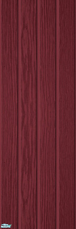 Sims 2 — Studio K Vertical Wide Wood 01 - Burgundy by StudioKhagerks — 