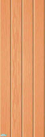 Sims 2 — Studio K Vertical Wide Wood 01 - Cantaloupe by StudioKhagerks — 
