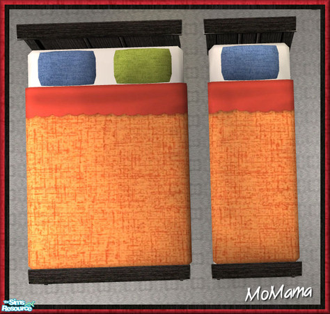 Sims 2 — NK Mission BR Red - Bedding Multi Color by MoMama — A was playing around with the different Mission colors and