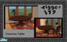 Sims 2 — Francine Table by Tigger379 — Well this is a wooden table...ta da!!...I think the picture can describe it a lot