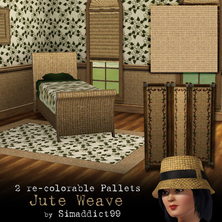 Sims 3 — Jute by Simaddict99 — jute weave
