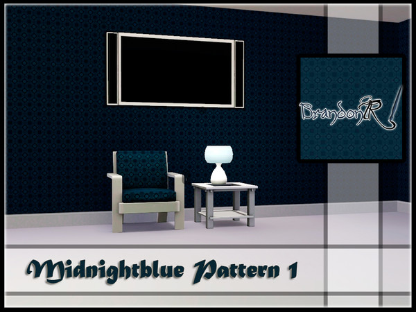Sims 3 — Midnightblue Pattern 1 by brandontr — BrandonTR@TSR