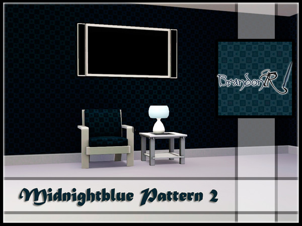 Sims 3 — Midnightblue Pattern 2 by brandontr — BrandonTR@TSR