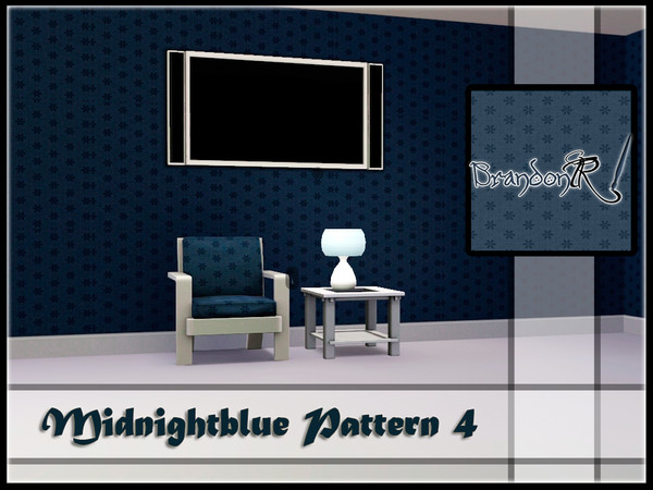 Sims 3 — Midnightblue Pattern 4 by brandontr — BrandonTR@TSR