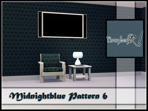 Sims 3 — Midnightblue Pattern 6 by brandontr — BrandonTR@TSR