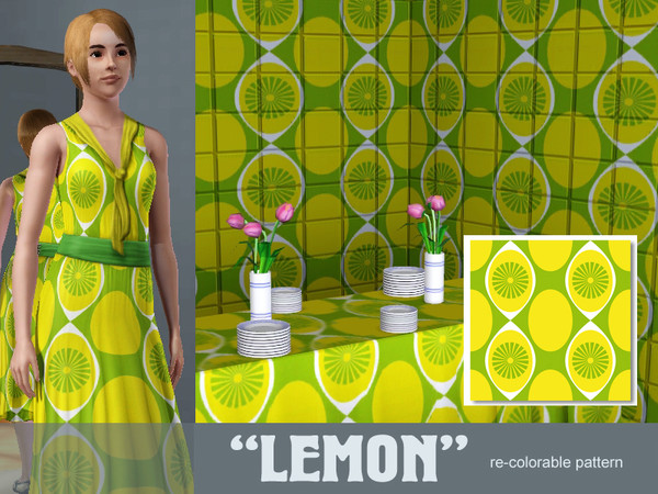 Sims 3 — Lemons by Hanna_Darzy — Simple ornament