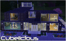 Sims 3 — Cubelicious by andesf — Come relax in this modern oasis! Cubelicious is a 4 bedroom, 4 bathroom home equipped