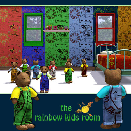 Sims 3 — evi The rainbow kids by evi — A pattern with kids'design which can give fantastic colors. It looks cute on