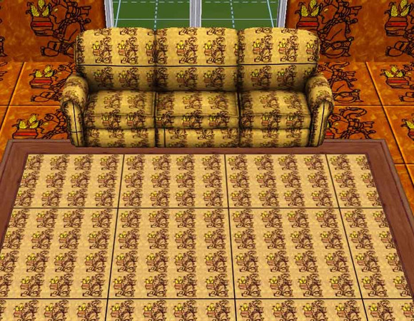 Sims 3 — Patern Mexican Maya by betsy39mx — Pattern based on the Mayan culture. Created single to be used in floors,