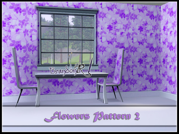 Sims 3 — Flowers Pattern 2 by brandontr — BrandonTR@TSR