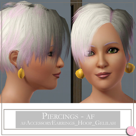 Sims 3 — af Accessory Earrings Hoop Gelilah by DOT — afAccessoryEarrings_Hoop_Gelilah by DOT of The Sims Resource