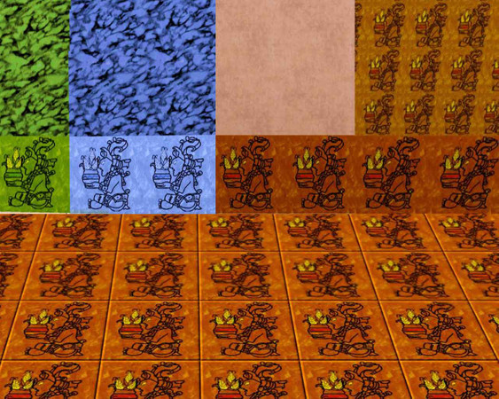 Sims 3 — pattern Mexican big by betsy39mx — Pattern based on the Mayan culture. Created single to be used in floors,