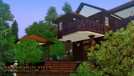 Sims 3 — Woodlands Villa by Sims_Builder — A secluded 2 storey house with 2 level basements. Comes with a TV room, games