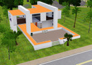 Sims 3 — Modern Summer House by phazonleppard — Modern Summer House. 2 Bed, 1 Bath. (Lot size 40x40)