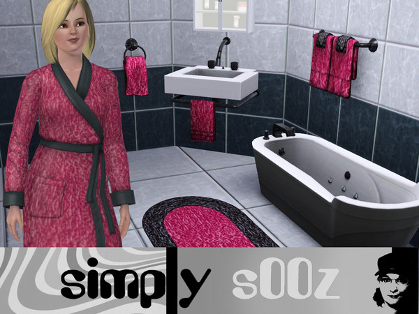 Sims 3 — Simply Fluffy Toweling by s00z — A light fluffy toweling fabric most suitable for dressing gowns and towels.