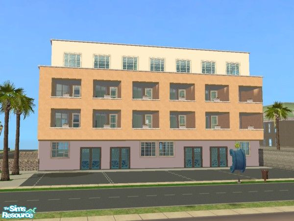Sims 2 — Palmweg 1 by simperfect1991 — The building needs to be conferted into a hotel, the rooms are already build,