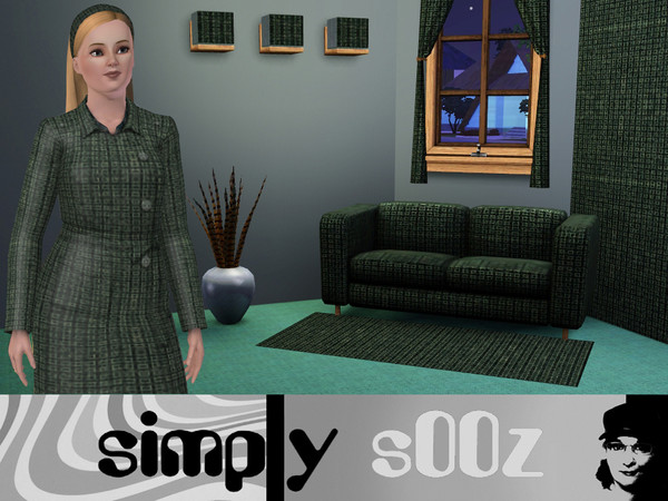 Sims 3 — Simply Woolen by s00z — A thick warm fabric very suitable for smart outdoor clothing, with a subtle ring