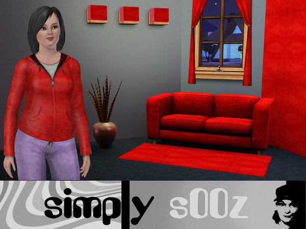 Sims 3 — Simply Velour by s00z — A soft velour fabric with realistic nap texture.