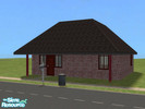 Sims 2 — Basic Cheap Starter Home by ninjaboo — There are 2 bedrooms 1 bathroom and plenty of space to build a garage or