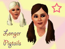 Sims 3 — Longer pigtails  by Msims1 — The pigtails are longer and thinner and have a more natrual look. Its a realy good