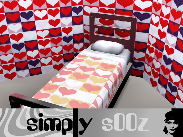 Sims 3 — Simply First Date by s00z — A heart check design.